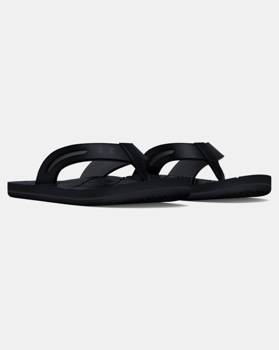 Boys' UA Marathon Key V Sandals, Black, pdpMainDesktop image number 3